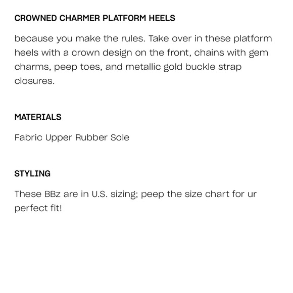 Dolls Kill Crowned Charmer Princess Jewel Heels - brand new - Picture 9 of 16